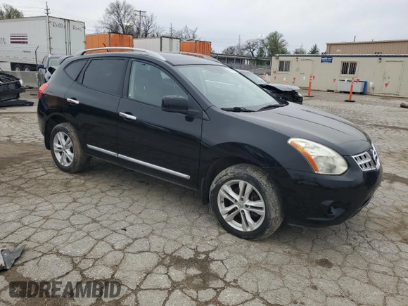 2012 Nissan Rogue S with VIN JN8AS5MT2CW606244, listed as a Copart auction lot 51922435 with 143,549 mi miles and Clean Title. Bid and sale history available at DreamBid. Image 4.