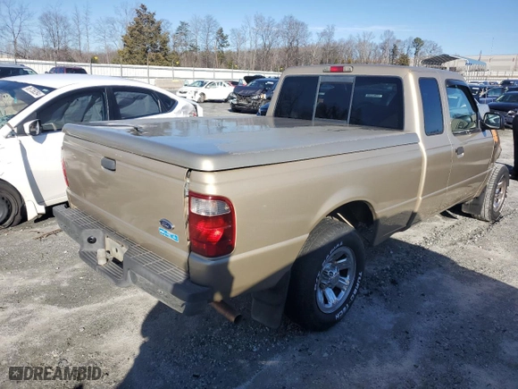 2002 Ford Ranger XL with VIN 1FTYR14U02TA04580, listed as a Copart auction lot 86901984 with 182,738 mi miles and Salvage Title. Bid and sale history available at carsss.com. Image 3.
