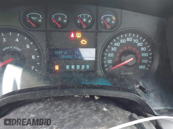 2010 Ford F-150 XL with VIN 1FTMF1CW1AKE05912, listed as a IAAI auction lot 42349988 with 254,902 mi miles and . Bid and sale history available at DreamBid. Image 7.
