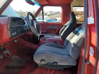 1991 Ford Bronco Custom with VIN 1FMEU15H3MLA74981, listed as a Copart auction lot 45607655 with 267,571 mi miles and Salvage Title. Bid and sale history available at carsss.com. Image 7.