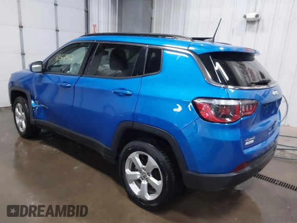 2020 Jeep Compass Latitude with VIN 3C4NJDBB1LT164874, listed as a IAAI auction lot 41364362 with 55,286 mi miles and . Bid and sale history available at DreamBid. Image 3.