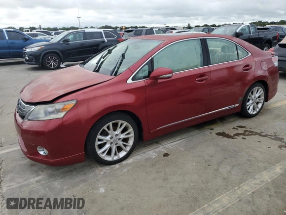 2011 Lexus HS 250h z VIN JTHBB1BA2B2047678, wystawiony jako Copart lot #74607724 z przebiegiem Nie podano mil oraz Nie do naprawy • Non repairable. Historia ofert i sprzedaży dostępna na DreamBid. Obrazek 1.
