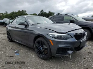 2018 BMW 2 Series M240i xDrive with VIN WBA2J7C5XJVB28353, listed as a Copart auction lot 69664203 with 113,138 mi miles. Bid and sale history available at carsss.com. Image 4.