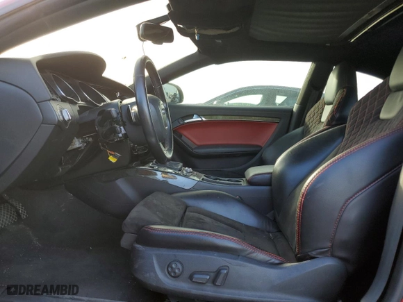 2009 Audi S5 with VIN WAURV78T59A015100, listed as a Copart auction lot 45691975 with 0 miles and Salvage Title. Bid and sale history available at carsss.com. Image 7.