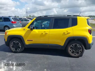 2017 Jeep Renegade Deserthawk with VIN ZACCJBCB3HPF81874, listed as a IAAI auction lot 42190315 with 51,694 mi miles and . Bid and sale history available at DreamBid. Image 14.