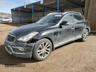 2017 Infiniti QX50 z VIN JN1BJ0RR5HM408198, wystawiony jako Copart lot #49352705 z przebiegiem 115 377 mil mil oraz Szkody całkowita. Historia ofert i sprzedaży dostępna na DreamBid. Obrazek 1.