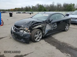 2010 Lexus IS 350 C with VIN JTHFE2C25A2504309, listed as a Copart auction lot 62830705 with 77,711 mi miles and Salvage title. Bid and sale history available at DreamBid. Image 1.