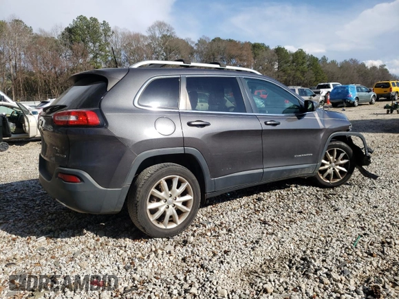 2017 Jeep Cherokee Limited with VIN 1C4PJLDB6HW572014, listed as a Copart auction lot 48350605 with 156,963 mi miles and Salvage Title. Bid and sale history available at carsss.com. Image 3.