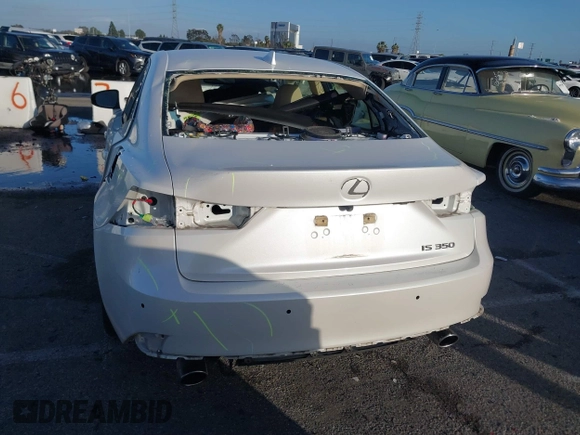 2016 Lexus IS with VIN JTHBE1D29G5028225, listed as a IAAI auction lot 41581934 with 35,602 mi miles. Bid and sale history available at carsss.com. Image 17.