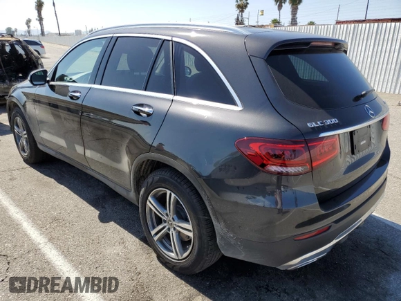 2021 Mercedes-Benz GLC 300 with VIN W1N0G8EB6MF914303, listed as a Copart auction lot 57178855 with 36,767 mi miles and Salvage title. Bid and sale history available at DreamBid. Image 2.