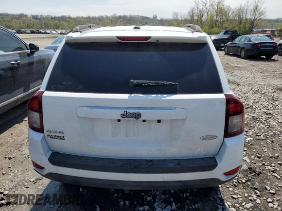 2016 Jeep Compass Latitude z VIN 1C4NJDEB6GD594486, wystawiony jako Copart lot #53440825 z przebiegiem Nie podano mil oraz Szkoda całkowita • Salvage title. Historia ofert i sprzedaży dostępna na DreamBid. Obrazek 6.
