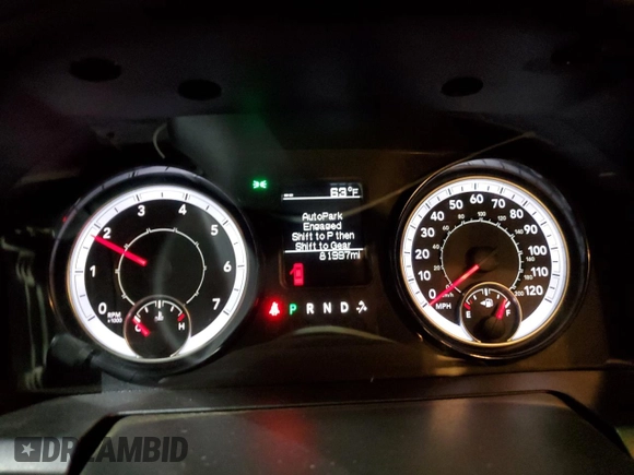 2022 Ram 1500 Tradesman with VIN 1C6RR7FG1NS163544, listed as a Copart auction lot 44877885 with 81,997 mi miles and Non repairable. Bid and sale history available at DreamBid. Image 9.