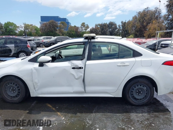 2020 Toyota Corolla LE with VIN JTDEPRAE1LJ109839, listed as a IAAI auction lot 42090736 with 49,895 mi miles. Bid and sale history available at carsss.com. Image 14.