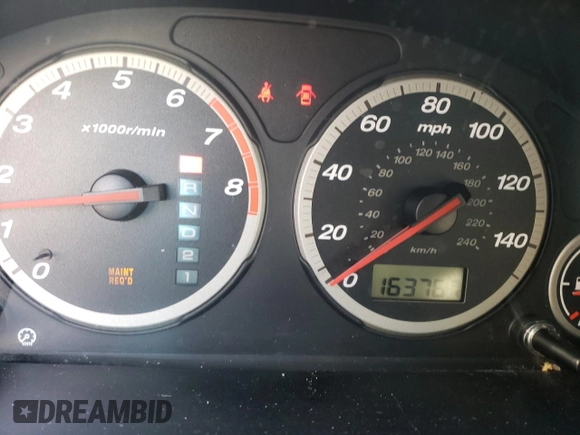 2002 Honda CR-V EX with VIN JHLRD78832C007933, listed as a Copart auction lot 85632214 with 163,767 mi miles and Salvage Title. Bid and sale history available at DreamBid. Image 9.