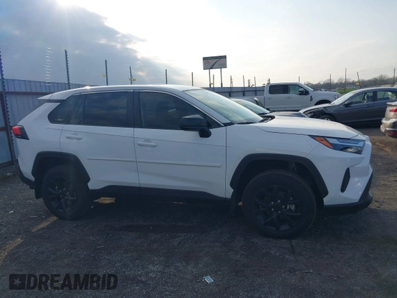 2024 Toyota RAV4 LE with VIN 2T3H1RFV5RW355844, listed as a IAAI auction lot 41515822 with 388 mi miles. Bid and sale history available at carsss.com. Image 13.