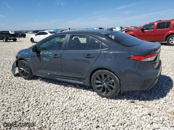 2024 Toyota Corolla SE with VIN 5YFS4MCE9RP211423, listed as a Copart auction lot 49049365 with 12,222 mi miles and Salvage Title. Bid and sale history available at carsss.com. Image 2.