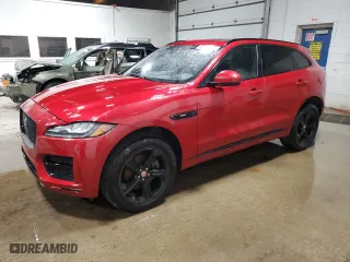 2017 Jaguar F-PACE 35t R-Sport with VIN SADCL2BV2HA069355, listed as a Copart auction lot 42989385 with 76,795 mi miles and Clean Title. Bid and sale history available at carsss.com. Image 1.