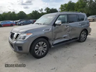 2019 Nissan Armada SL with VIN JN8AY2ND1K9091027, listed as a Copart auction lot 51416625 with 137,753 mi miles and Non Repairable. Bid and sale history available at carsss.com. Image 1.