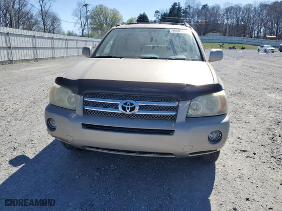 2007 Toyota Highlander Hybrid w/3rd Row with VIN JTEDW21A270018413, listed as a Copart auction lot 48807685 with 78,579 mi miles and Salvage Title. Bid and sale history available at carsss.com. Image 5.