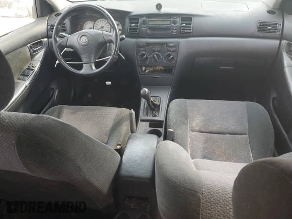 2003 Toyota Corolla CE with VIN 1NXBR32E83Z072372, listed as a Copart auction lot 53048115 with 210,835 mi miles and Clean Title. Bid and sale history available at DreamBid. Image 8.