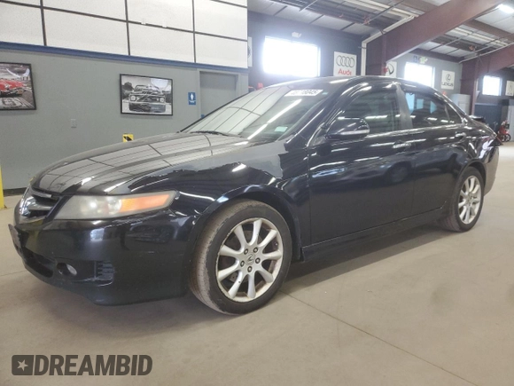 2008 Acura TSX Nav with VIN JH4CL96978C004926, listed as a Copart auction lot 48748045 with 216,632 mi miles and Salvage Title. Bid and sale history available at carsss.com. Image 1.
