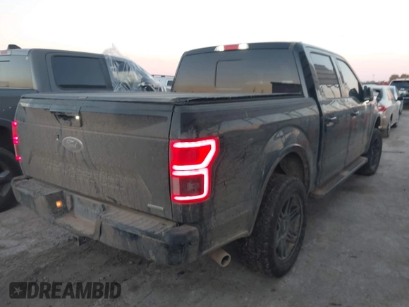 2019 Ford F-150 XL with VIN 1FTEW1E45KKC47947, listed as a IAAI auction lot 41078136 with 121,489 mi miles. Bid and sale history available at carsss.com. Image 4.