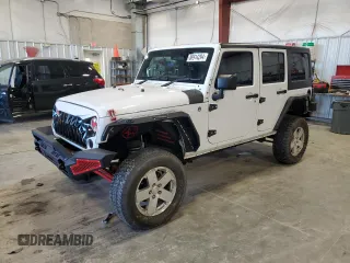 2012 Jeep Wrangler Unlimited Sport RHD with VIN 1C4BJWKG6CL221012, listed as a Copart auction lot 86914294 with 121,489 mi miles and Clean title. Bid and sale history available at DreamBid. Image 1.