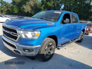 2021 Ram 1500 Big Horn z VIN 1C6RREFM3MN746902, wystawiony jako Copart lot #50315364 z przebiegiem Nie podano mil oraz . Historia ofert i sprzedaży dostępna na DreamBid. Obrazek 1.