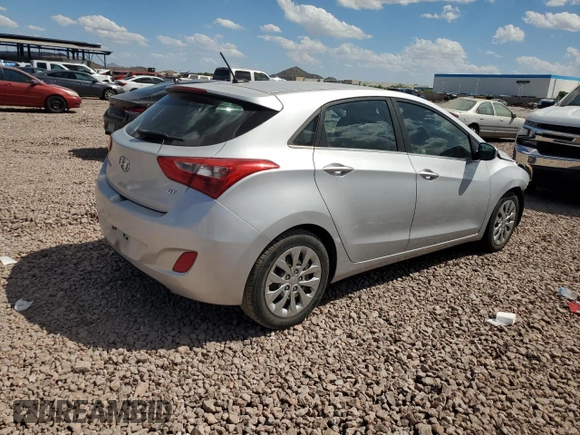 2017 Hyundai Elantra GT with VIN KMHD35LH7HU369767, listed as a Copart auction lot 72659764 with 99,187 mi miles and Salvage Title. Bid and sale history available at carsss.com. Image 3.