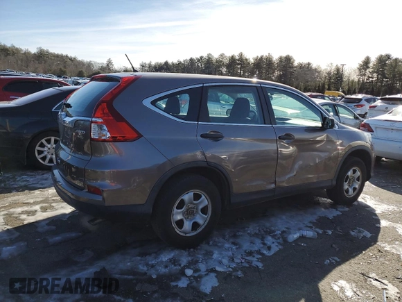 2015 Honda CR-V LX with VIN 5J6RM4H32FL131871, listed as a Copart auction lot 43641615 with 93,860 mi miles and Salvage Title. Bid and sale history available at DreamBid. Image 3.