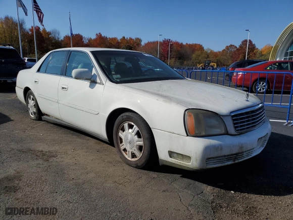 2004 Cadillac DeVille with VIN 1G6KD54Y54U141867, listed as a Copart auction lot 77210164 with 122,813 mi miles and Non Repairable. Bid and sale history available at carsss.com. Image 4.