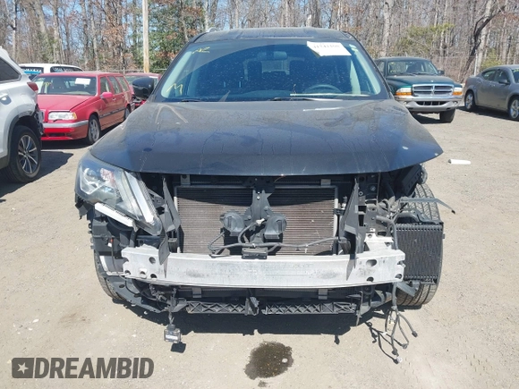 2018 Nissan Pathfinder S with VIN 5N1DR2MM0JC664021, listed as a IAAI auction lot 41741100 with 106,786 mi miles and . Bid and sale history available at DreamBid. Image 13.