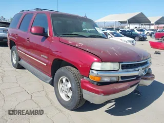 2003 Chevrolet Tahoe LS with VIN 1GNEC13T23R292010, listed as a IAAI auction lot 42723144 with Not provided miles and . Bid and sale history available at DreamBid. Image 1.