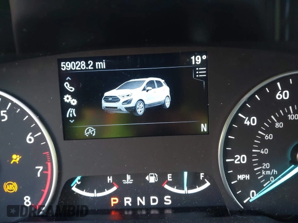 2021 Ford EcoSport SE with VIN MAJ3S2GE4MC439796, listed as a IAAI auction lot 41238032 with 59,028 mi miles and . Bid and sale history available at DreamBid. Image 15.