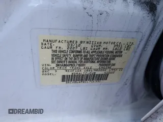 2012 Nissan Sentra SR with VIN 3N1AB6AP8CL716331, listed as a Copart auction lot 46453625 with 61,976 mi miles and Salvage Title. Bid and sale history available at DreamBid. Image 12.