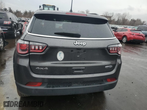2023 Jeep Compass Latitude with VIN 3C4NJDBN4PT504602, listed as a Copart auction lot 46733985 with 10,223 mi miles and Salvage title. Bid and sale history available at DreamBid. Image 6.
