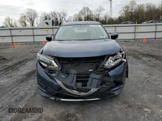 2016 Nissan Rogue S with VIN KNMAT2MV1GP602792, listed as a Copart auction lot 52709285 with 47,308 mi miles and Salvage Title. Bid and sale history available at carsss.com. Image 5.