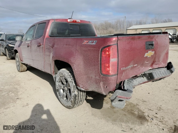 2019 Chevrolet Colorado 4WD Z71 with VIN 1GCGTDEN9K1122922, listed as a Copart auction lot 41808035 with 118,529 mi miles and Salvage Title. Bid and sale history available at carsss.com. Image 2.