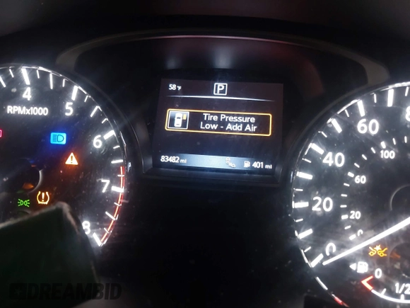 2020 Nissan Pathfinder SV with VIN 5N1DR2BN2LC605678, listed as a IAAI auction lot 41617739 with 83,482 mi miles. Bid and sale history available at carsss.com. Image 7.