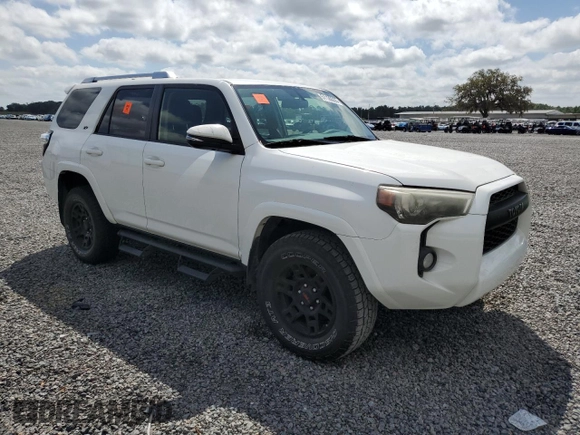 2018 Toyota 4Runner SR5 with VIN JTEBU5JRXJ5500352, listed as a Copart auction lot 51120335 with Not Provided miles and Salvage Title. Bid and sale history available at DreamBid. Image 4.