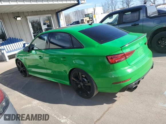 2018 Audi RS 3 z VIN WUABWGFF8J1905063, wystawiony jako Copart lot #51134705 z przebiegiem 58 673 mil mil oraz Szkoda całkowita • Salvage title. Historia ofert i sprzedaży dostępna na DreamBid. Obrazek 2.