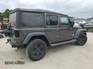 2018 Jeep Wrangler Unlimited Sport S z VIN 1C4HJXDGXJW274871, wystawiony jako Copart lot #45727795 z przebiegiem 65 646 mil mil oraz Szkoda całkowita • Salvage title. Historia ofert i sprzedaży dostępna na DreamBid. Obrazek 3.