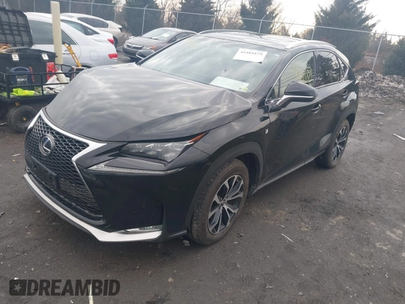 2016 Lexus NX 200t with VIN JTJBARBZ5G2060633, listed as a IAAI auction lot 41481879 with 59,508 mi miles and . Bid and sale history available at DreamBid. Image 17.