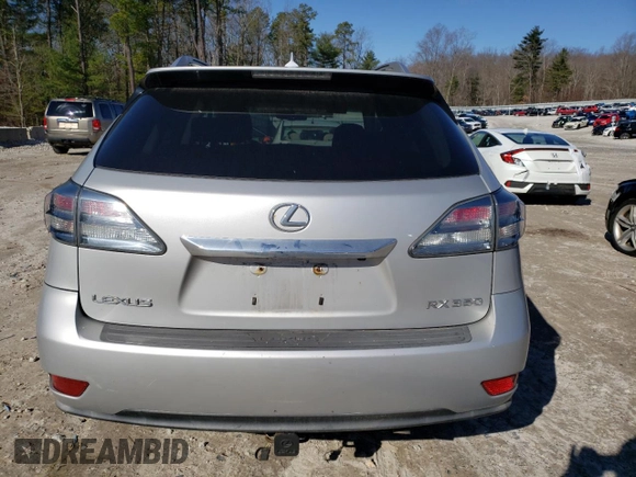 2010 Lexus RX 350 with VIN 2T2BK1BA3AC031826, listed as a Copart auction lot 50154005 with 181,786 mi miles and Clean Title. Bid and sale history available at DreamBid. Image 6.