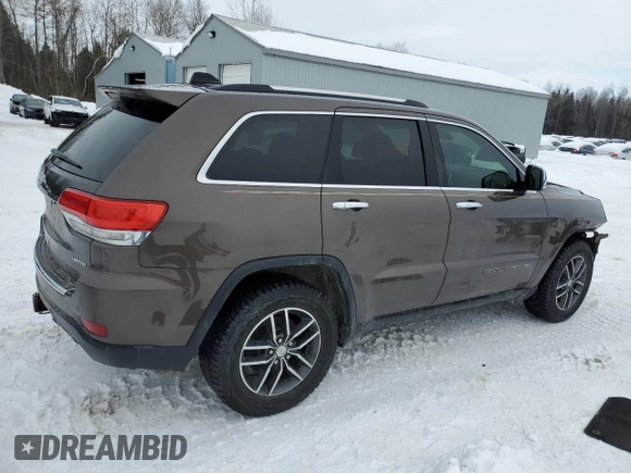 2017 Jeep Grand Cherokee Limited with VIN 1C4RJEBG3HC957258, listed as a Copart auction lot 45875215 with 117,381 mi miles and Salvage title. Bid and sale history available at DreamBid. Image 3.