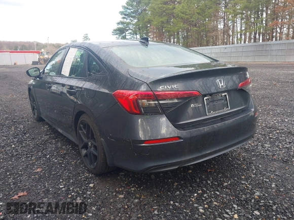 2024 Honda Civic Sport with VIN 2HGFE2F54RH552766, listed as a IAAI auction lot 41953497 with 12,467 mi miles and . Bid and sale history available at DreamBid. Image 3.