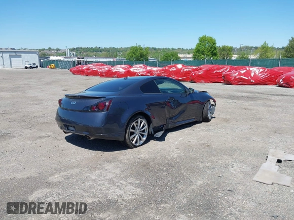 2009 Infiniti G37 with VIN JNKCV64E79M602633, listed as a IAAI auction lot 42137008 with 75,117 mi miles. Bid and sale history available at carsss.com. Image 4.