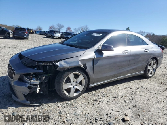 2016 Mercedes-Benz CLA 250 with VIN WDDSJ4GB5GN302519, listed as a Copart auction lot 54710595 with 161,507 mi miles and Salvage title. Bid and sale history available at DreamBid. Image 1.