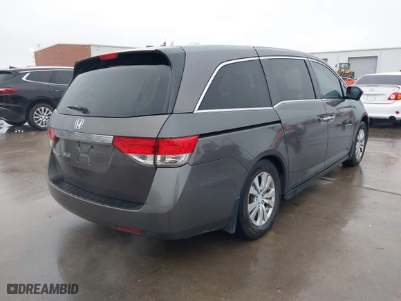 2016 Honda Odyssey EX-L with VIN 5FNRL5H68GB053576, listed as a IAAI auction lot 41543178 with 160,802 mi miles. Bid and sale history available at carsss.com. Image 4.