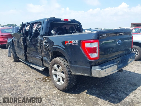 2022 Ford F-150 XL with VIN 1FTFW1E83NFC07919, listed as a IAAI auction lot 42274551 with Not provided miles and . Bid and sale history available at DreamBid. Image 3.